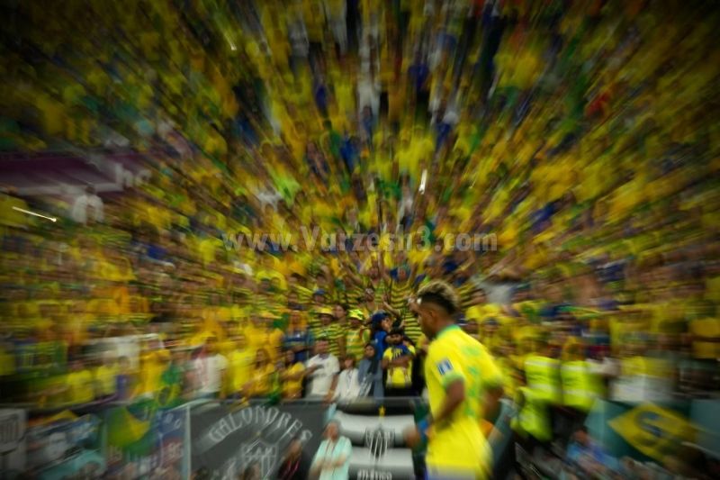 گزارش تصویری صعود برزیلی‌ها در استادیوم 974 (عکس) 