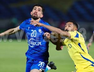 رونالدو رهبر النصر در بازی برگشت مقابل استقلال