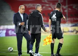 جنجال مربی سپاهان مقابل پرسپولیس (عکس)